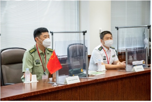 駐日中国大使館付陸軍武官の来訪