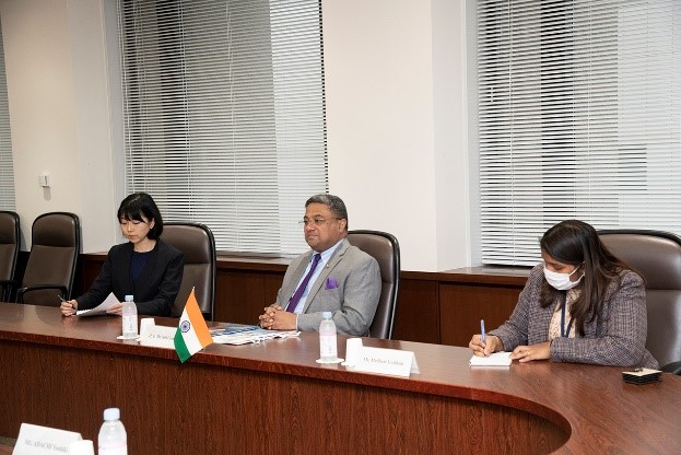 Courtesy Call from Ambassador of India in Tokyo