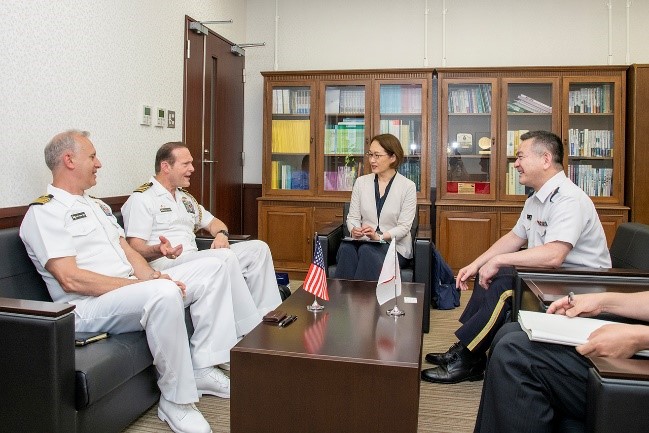 Courtesy Call from the United States Defense Attaché to Japan