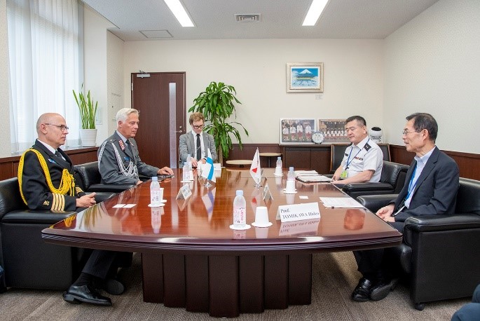 Courtesy Call from the Finnish Defence Attaché to Japan