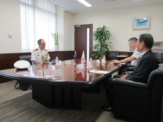 Courtesy Call from the Australian Defence Attaché to Japan