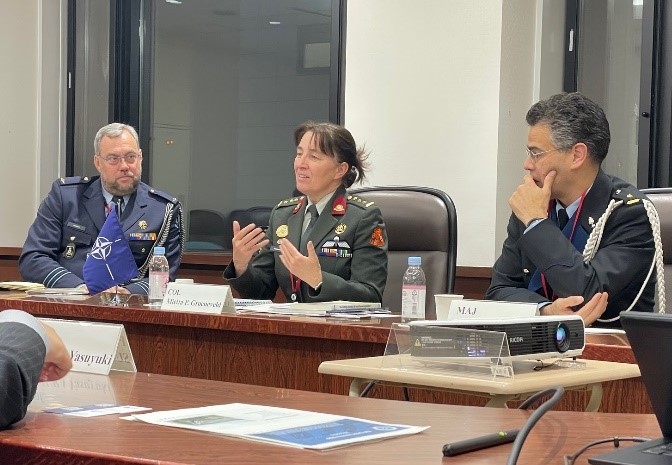 Talks with COL Mietta Groeneveld, Director of the NATO Command and Control Centre of Excellence (C2COE)
