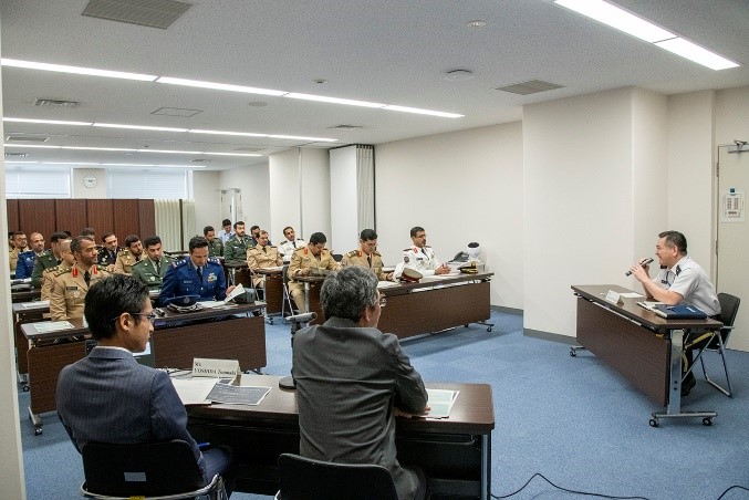 サウジアラビア軍指揮幕僚大学研修団の来訪