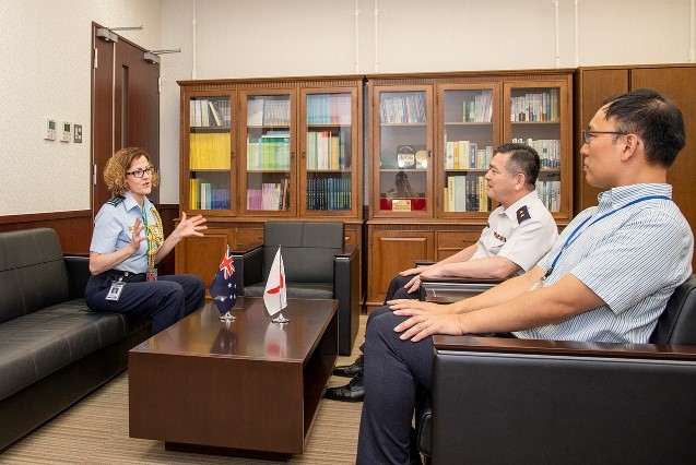 駐日オーストラリア大使館付国防武官の来訪