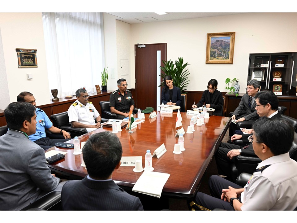 インド国防大学訪問団の来訪