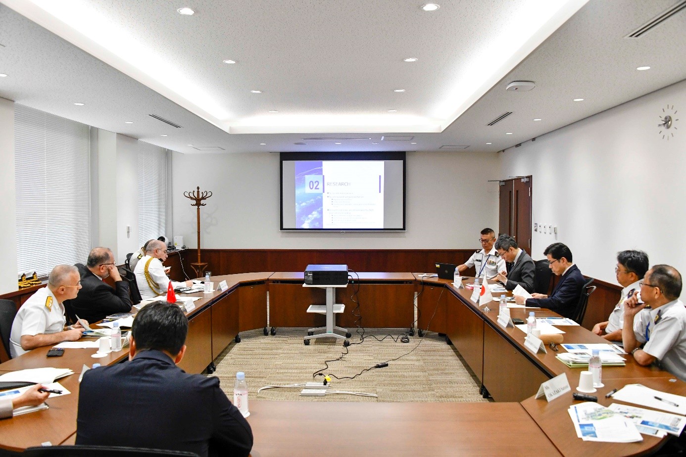 トルコ国防大学学長の来訪