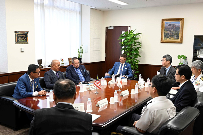 マレーシア軍国防大学訪問団の来訪