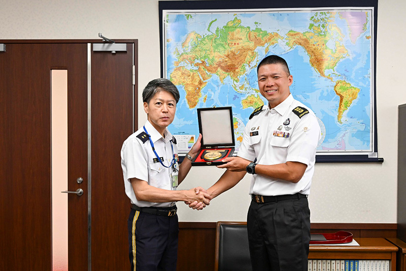シンガポール国軍大学指揮幕僚課程研修団の来訪