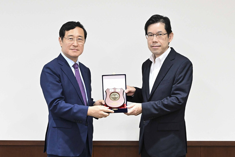 韓国国防大学安保課程研修団の来訪