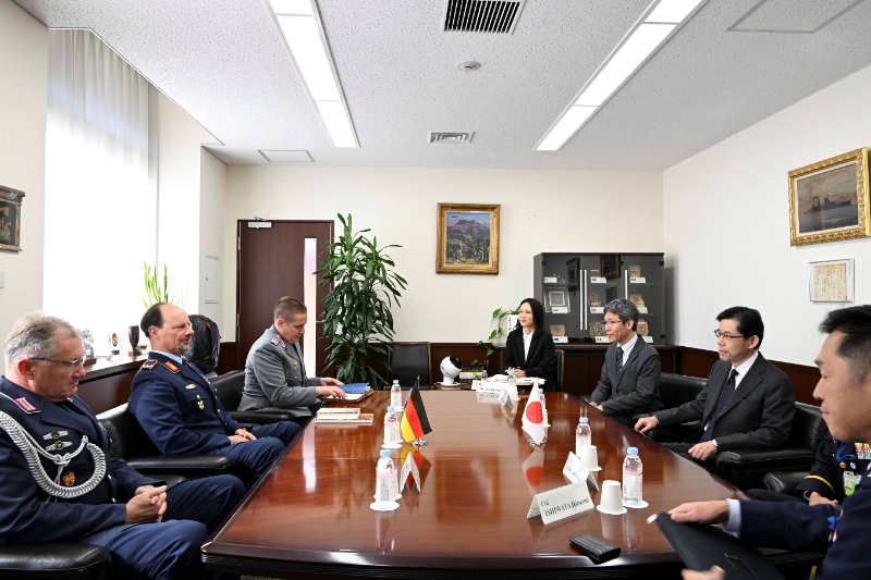 ドイツ国防情報局戦略・作戦第１部長の来訪