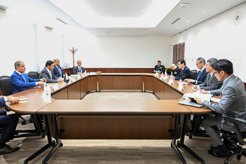 カタール国防大学代表団の来訪