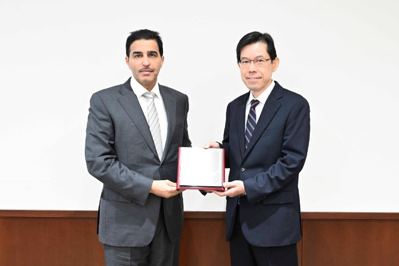 カタール国防大学代表団の来訪