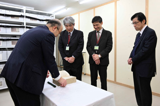 海上保安大学校海上保安国際研究センター長及び図書館長　防衛研究所を視察
