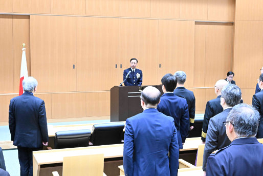 防衛研究所副所長　離着任行事