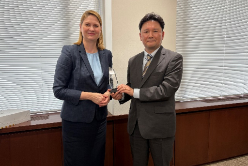 エストニア国防次官補の来訪