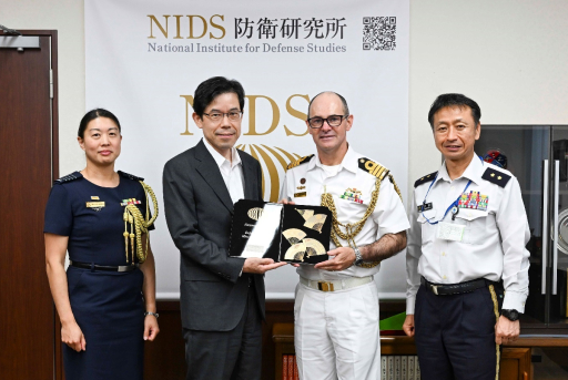 駐日豪州大使館付離着任国防武官の来訪