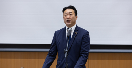 𠮷井防衛大臣政務官による開会挨拶