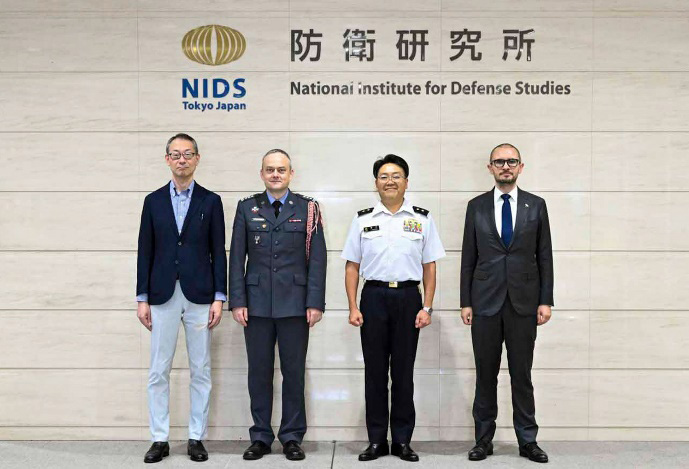 Talks with the Polish Defence Attaché to Japan and the Deputy Head of the Mission, Polish Embassy in Tokyo