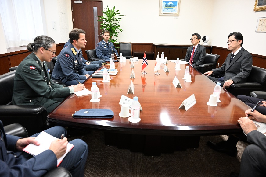 Visit by Brig Gen Kristian Lyssand, Deputy Chief, the Royal Norwegian Air Force