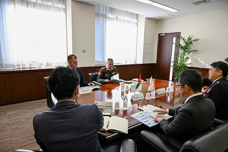 Visit by Brigadier General Alnuaimy, Jordan Defense Attaché to Japan,