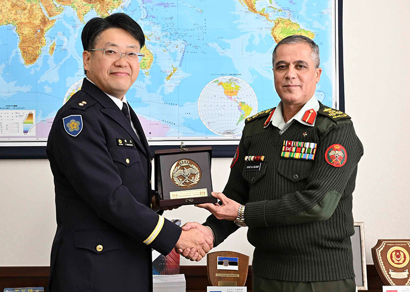 Visit by Brigadier General Alnuaimy, Jordan Defense Attaché to Japan,