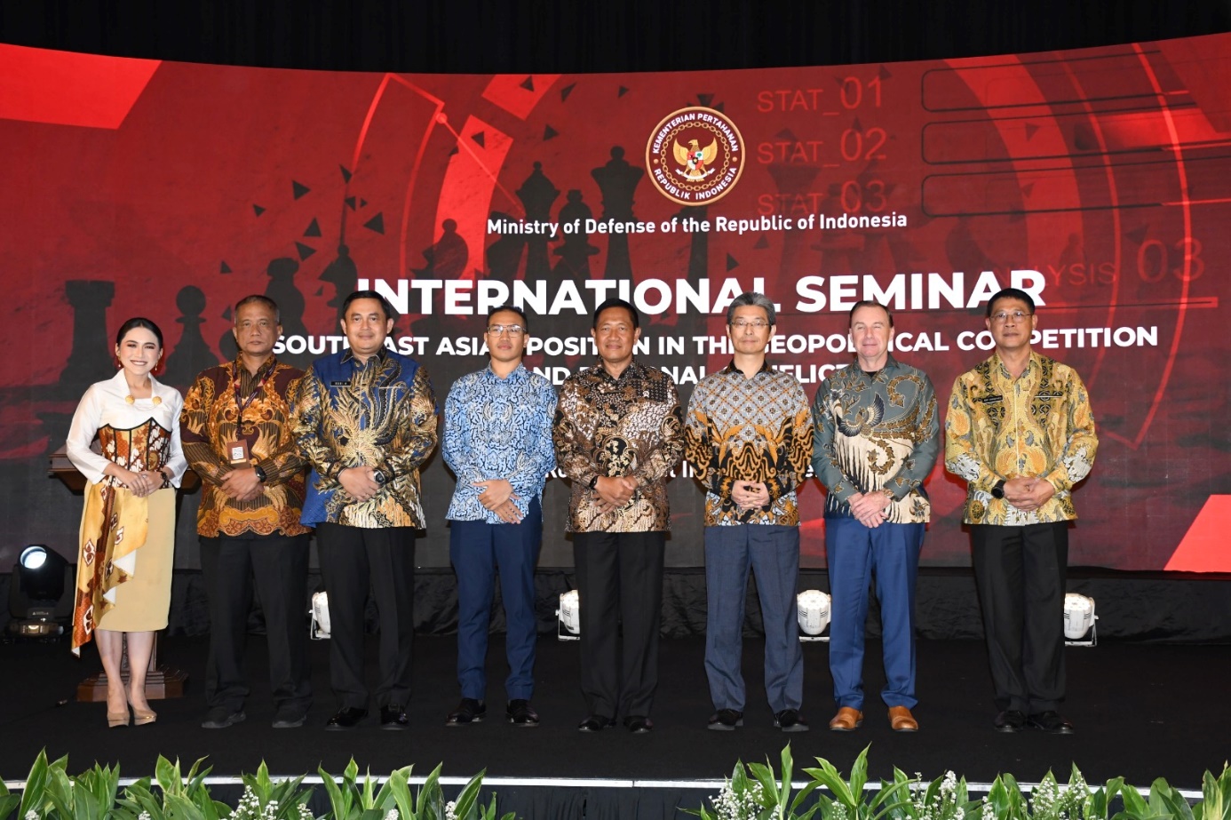 Attendance at the International Seminar hosted by Indonesian MOD