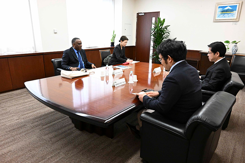 Visit by Dr. Gadio, President of Institute for Pan-African Strategies, Peace-Security-Governance