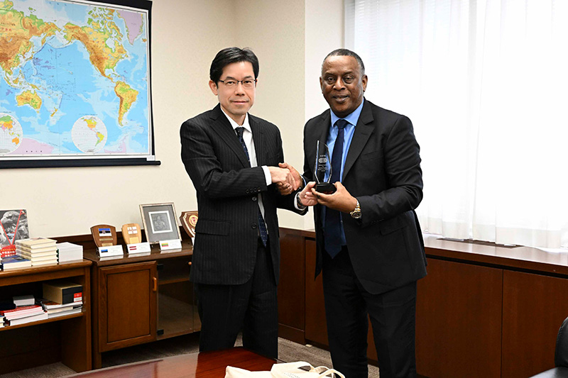 Visit by Dr. Gadio, President of Institute for Pan-African Strategies, Peace-Security-Governance