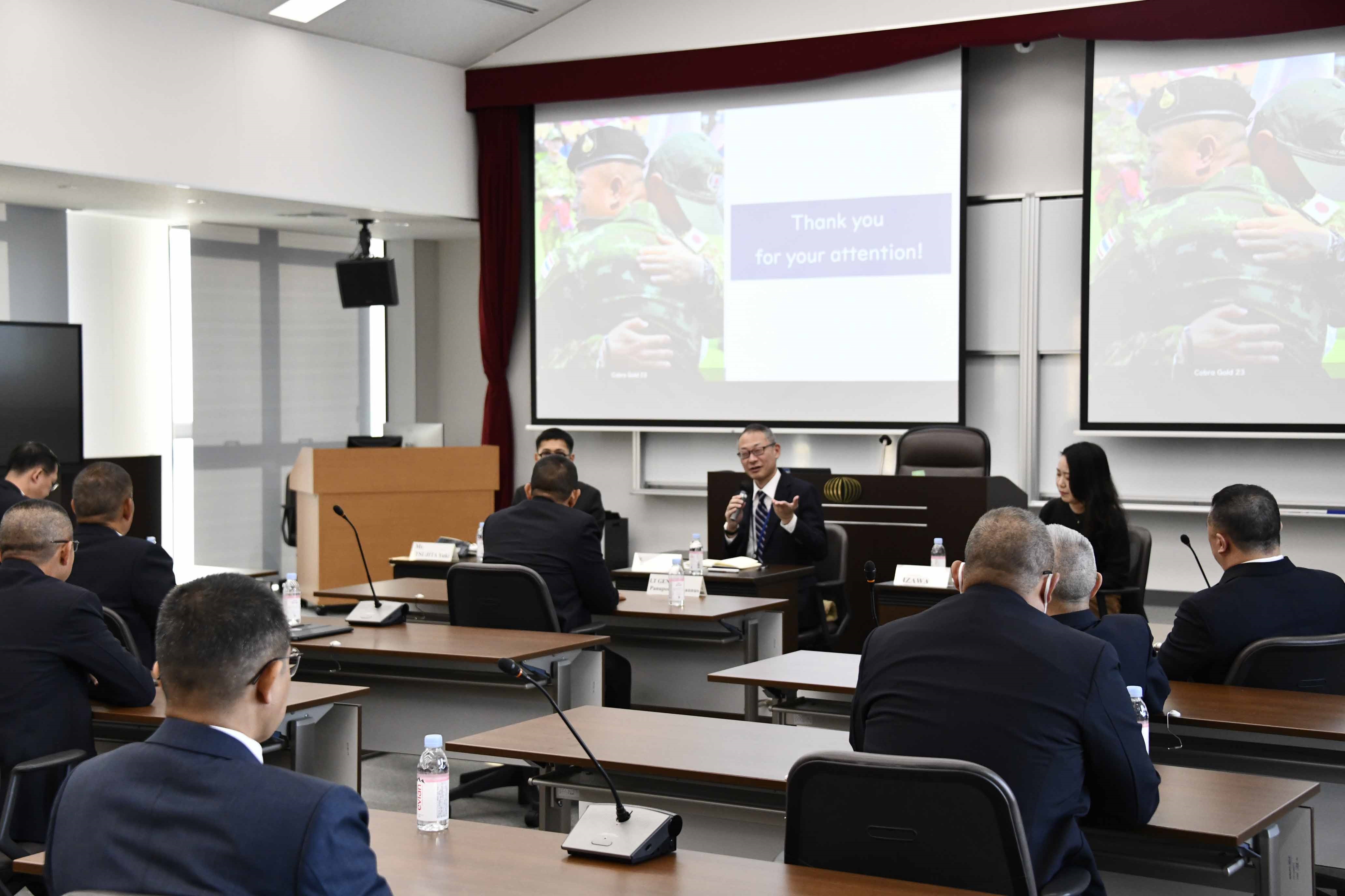 Visit by the delegation from the National Defence College of Thailand.