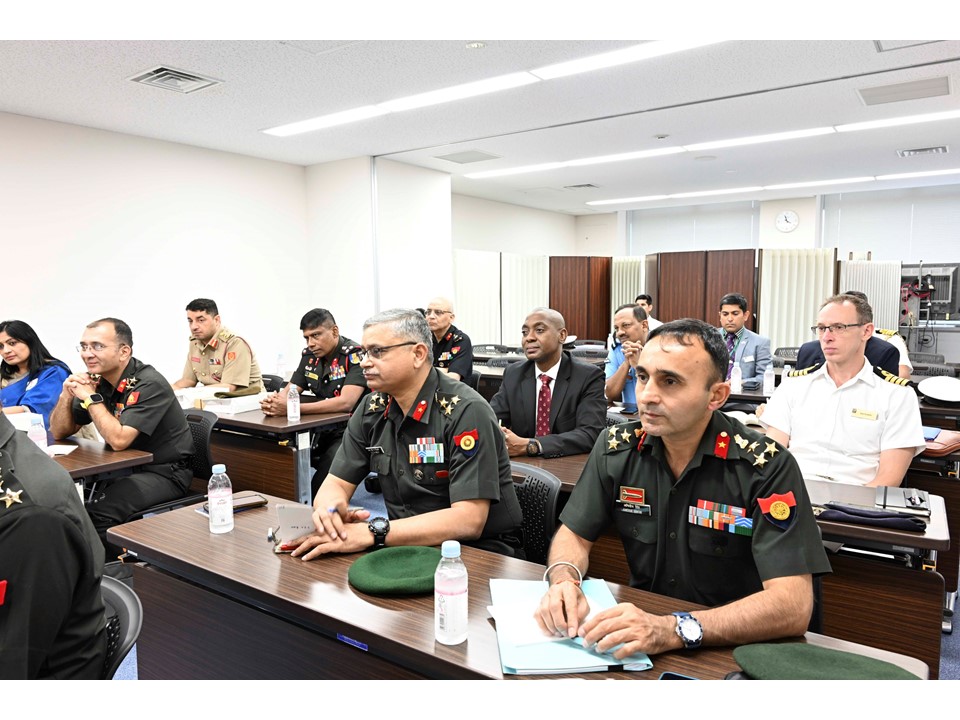 Visit by Cmde Nadella Ramana, Head of Delegation of National Defence College of India, and his delegation.