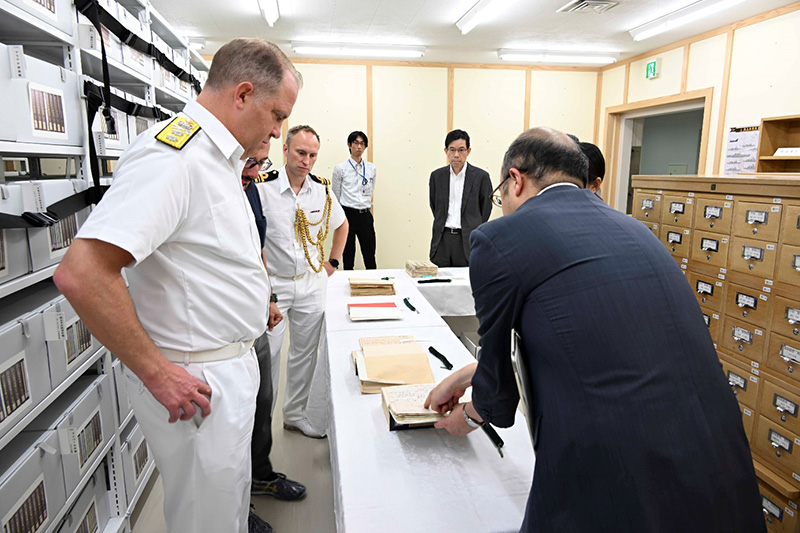 Visit by Rear Admiral Robert George Pedre, Commander, United Kingdom Strike Force