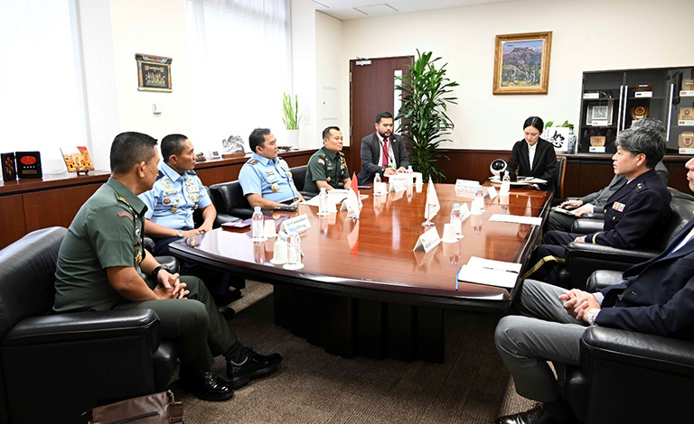 Visit by Air Marshal Arif Widianto, Commander of the Indonesian Armed Force Command and Staff College (Sesko TNI), and His Delegation