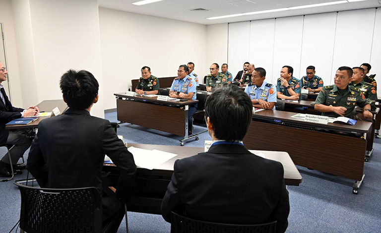 Visit by Air Marshal Arif Widianto, Commander of the Indonesian Armed Force Command and Staff College (Sesko TNI), and His Delegation