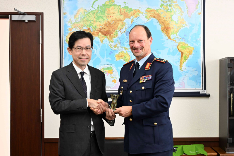 Visit by Brigadier General Oliver Prost, Defence Intelligence Director, Chief of Division Defence Intelligence within Main Department Armed Forces.