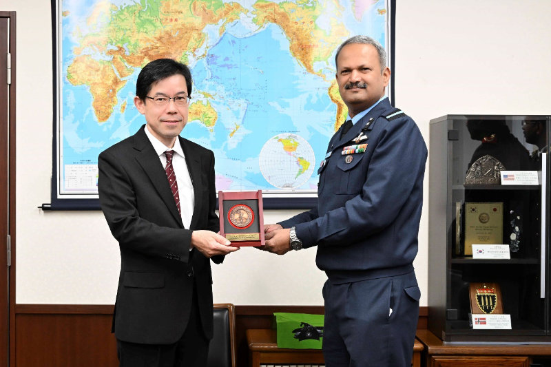 Visit by Air Commodore Sarang Sudhir Prabhune, Head of the Delegation of the Higher Air Command Course (HACC) at the College of Air Warfare (CAW), and His Delegation.