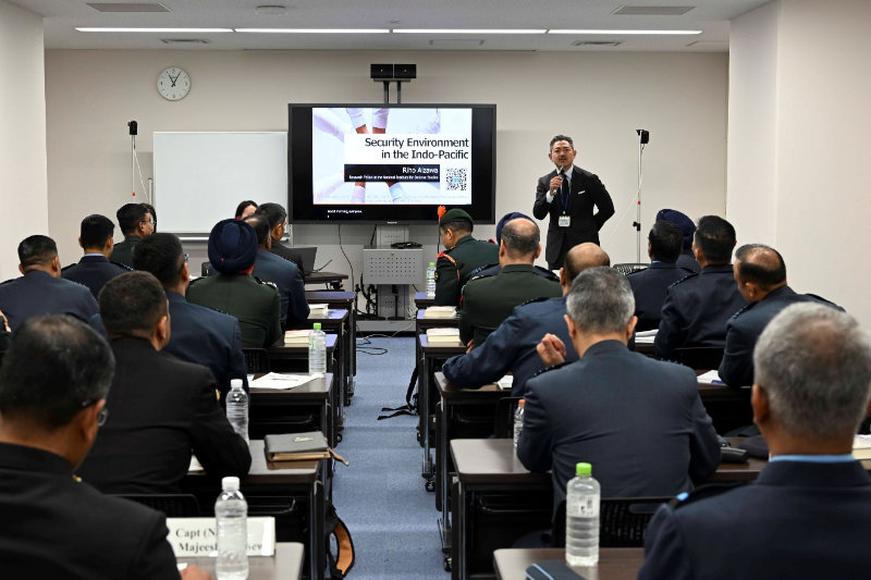 Visit by Air Commodore Sarang Sudhir Prabhune, Head of the Delegation of the Higher Air Command Course (HACC) at the College of Air Warfare (CAW), and His Delegation.