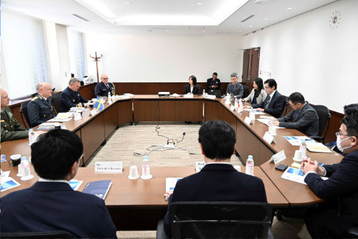 Visit by Major General Johan Pekkari, Chief of Directorate of Strategic Plans and Policy, Defence Staff, Swedish Armed Forces HQ, and His Delegation.