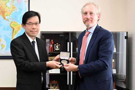 Visit by Mr. Michael Schiffer, Distinguished Senior Fellow at the Sasakawa Peace Foundation USA