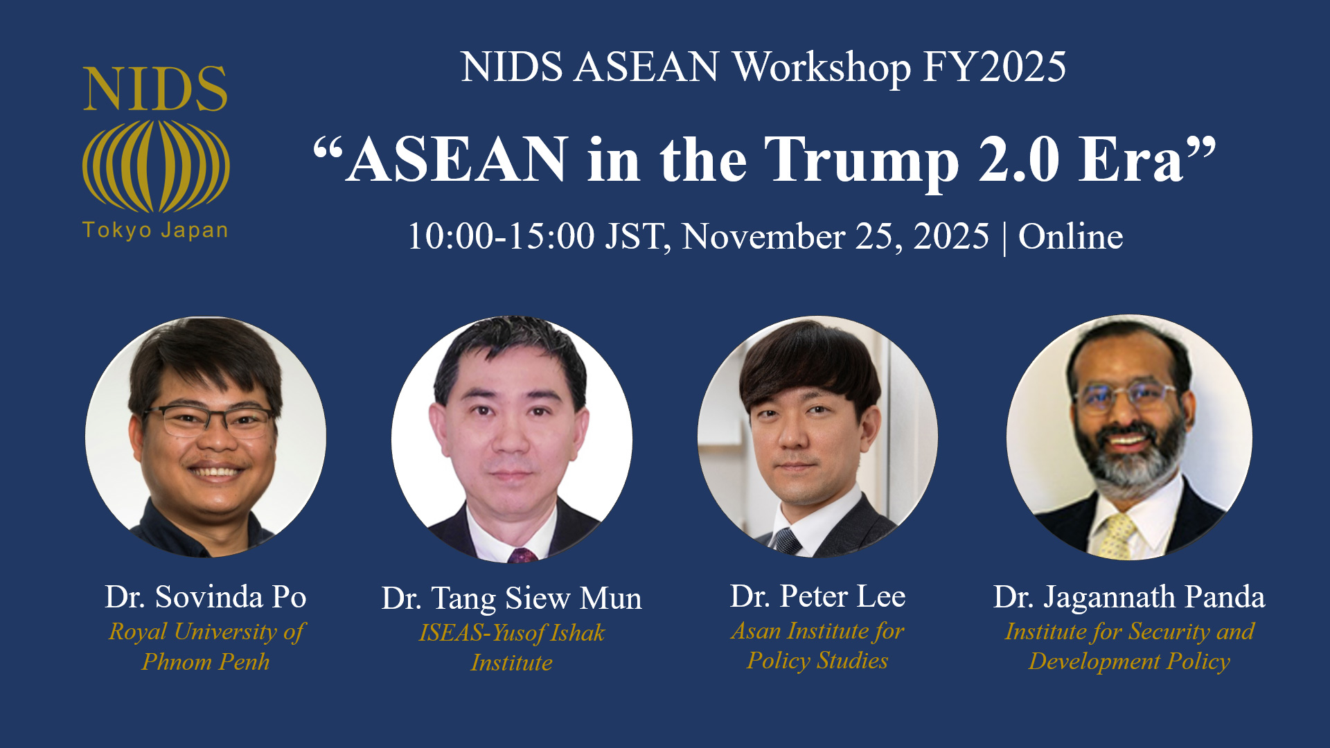 NIDS ASEAN Workshop FY2025