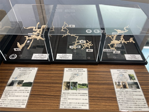硫黄島坑道復元模型