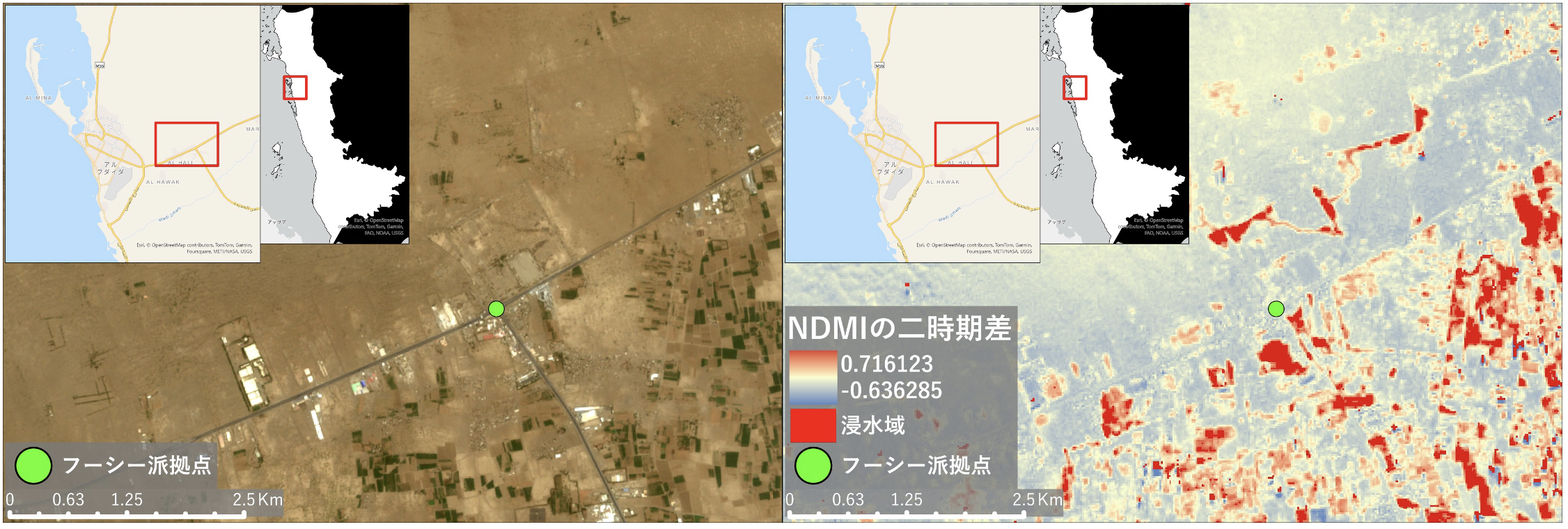 図20 Kilo16交差点付近の拠点への被害概況