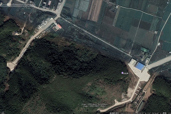 図3-3：宝豊飛行場の南に位置する航空博覧館