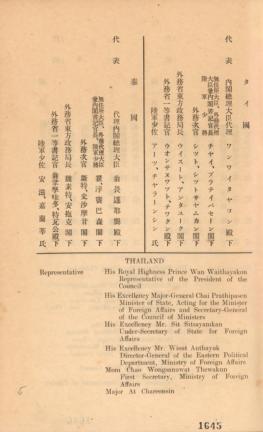 大東亜会議の開催 - 「昭和100年」特設Webページ - 防衛省防衛研究所